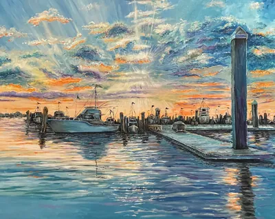 Silent Awakening, oil painting by Beckie Hawk
